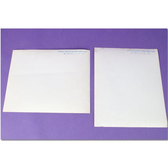 Two 8”x10” black and white photos from the U.S. Army Signal Corps. Dated 1944 - Picture 6 of 8